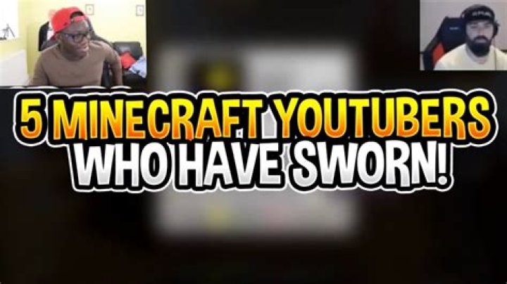 Five minecraft youtubers who have sworn