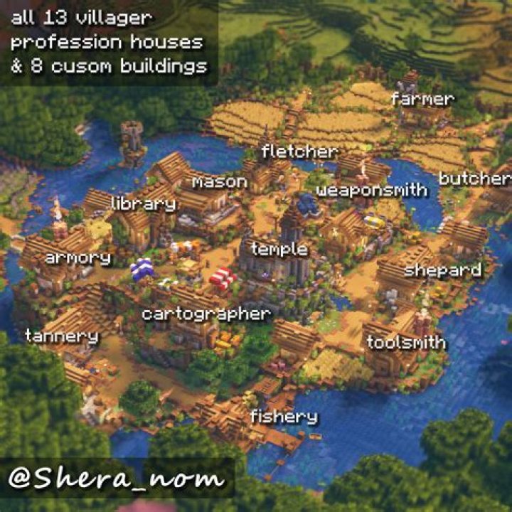 How big can a minecraft village be