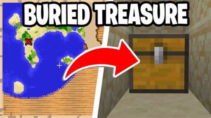 How deep are buried treasures in minecraft
