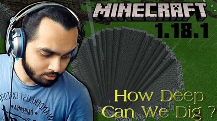 How deep can you dig in minecraft