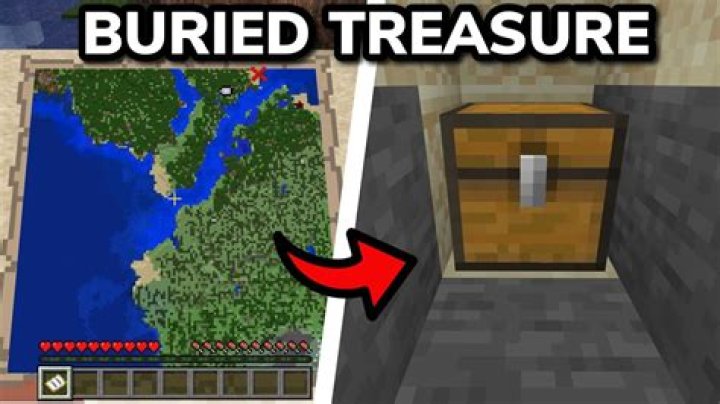 How deep is buried treasure in minecraft