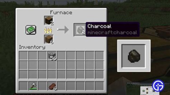 How do i get charcoal in minecraft