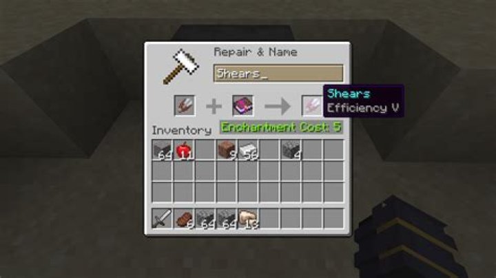 How do i make shears in minecraft