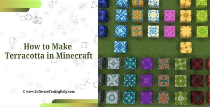How do i make terracotta in minecraft