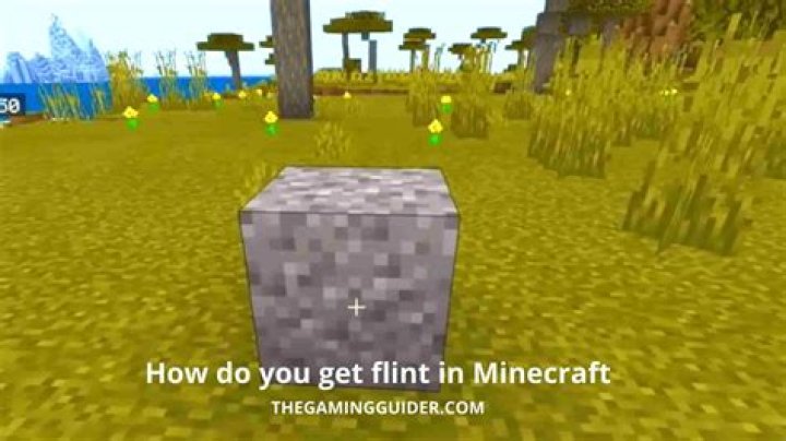 How do u get flint in minecraft