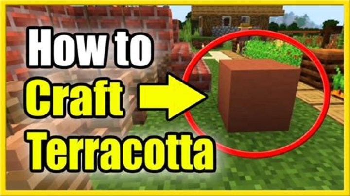 How do u make terracotta in minecraft