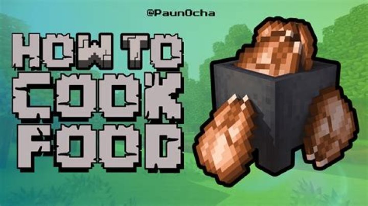 How do you cook food in minecraft