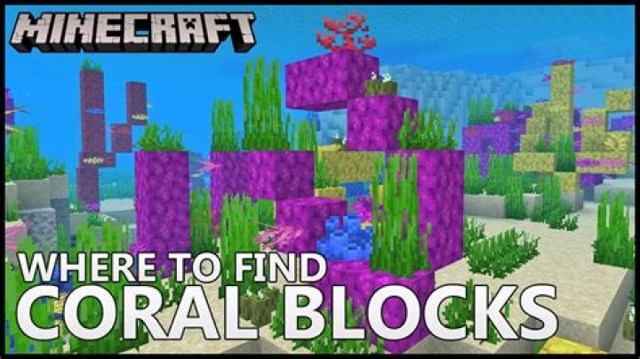 How do you get coral in minecraft