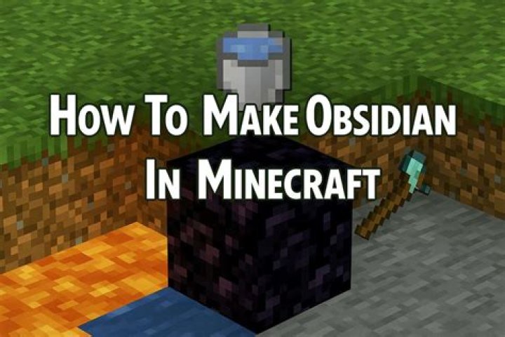 How do you get obsidian in minecraft