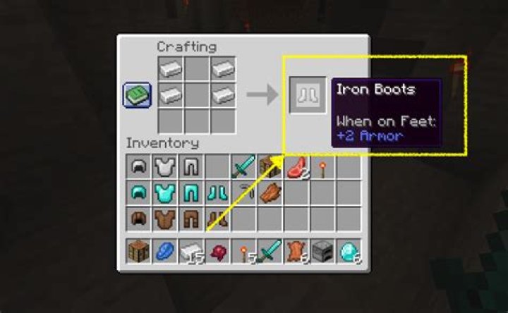 How do you make armor in minecraft