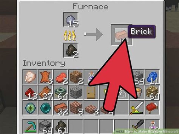 How do you make bricks in minecraft