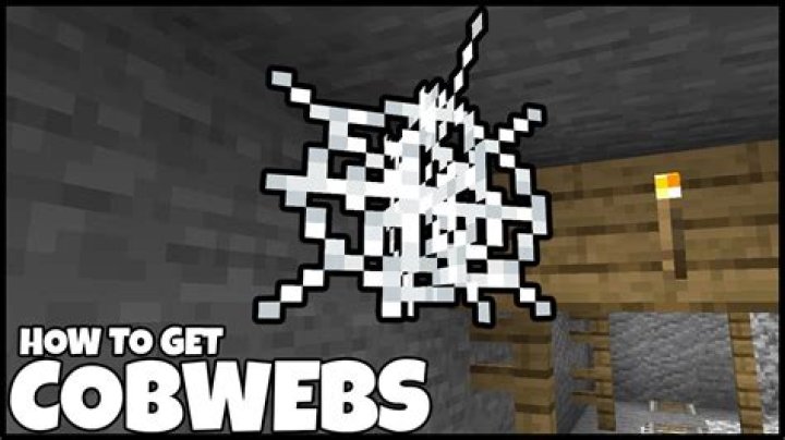 How do you make cobwebs in minecraft