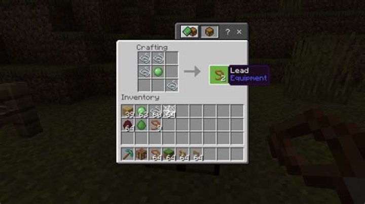 How do you make lead in minecraft
