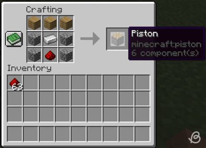 How do you make pistons in minecraft