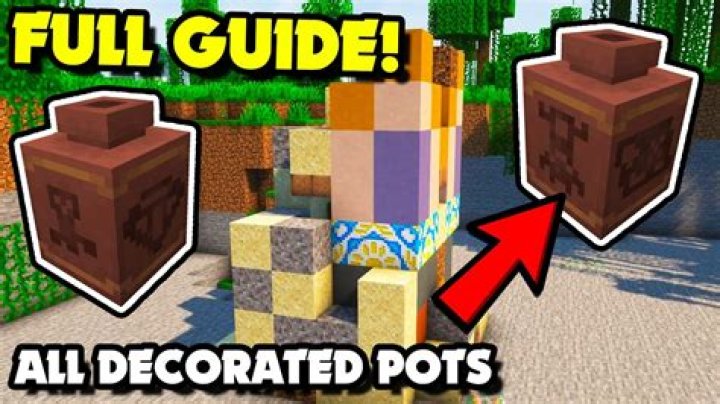 How do you make pots in minecraft