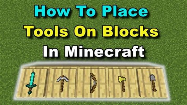 How do you place blocks in minecraft