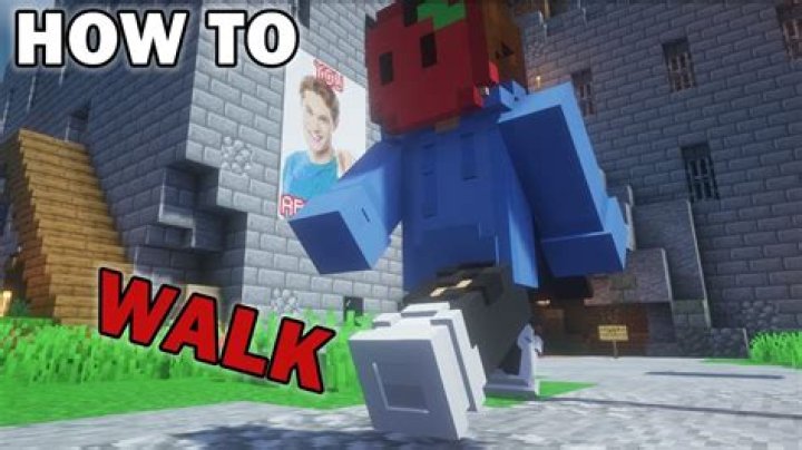 How do you walk in minecraft