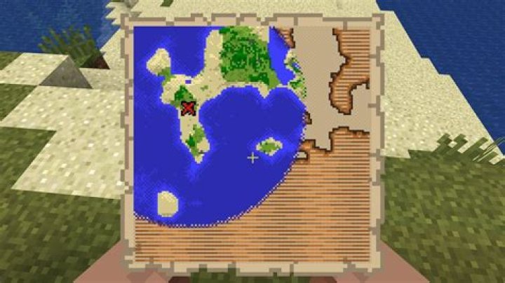 How far down is treasure in minecraft