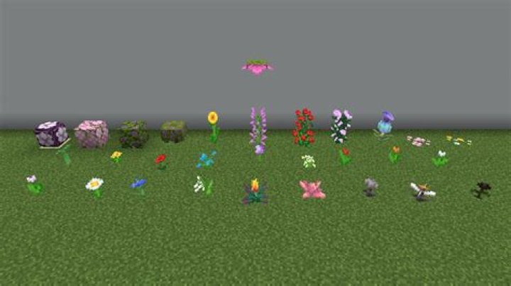 How many flowers are there in minecraft