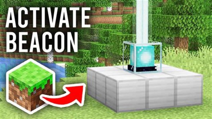 How to activate beacons in minecraft