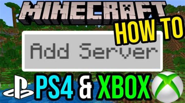 How to add servers on minecraft ps4