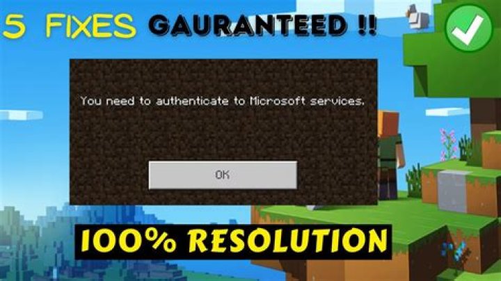How to authenticate to microsoft services minecraft