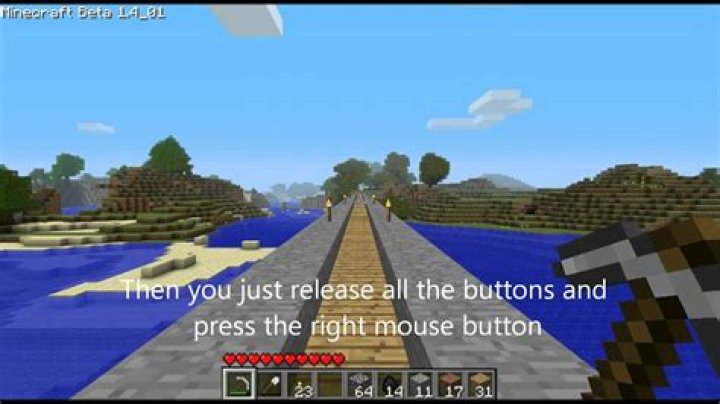 How to auto walk in minecraft