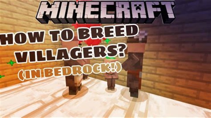 How to breed villagers in minecraft bedrock