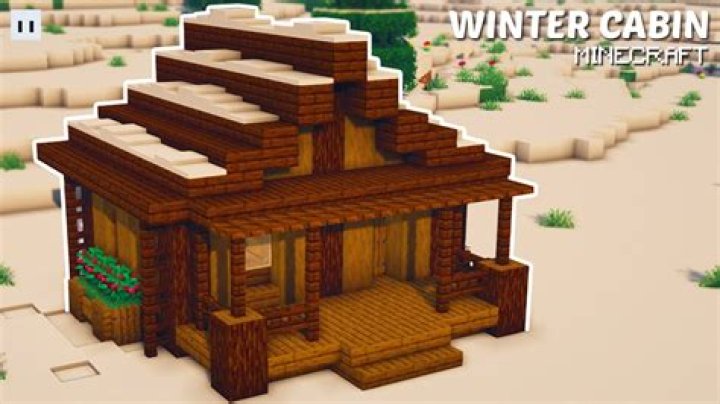 How to build a cabin in minecraft