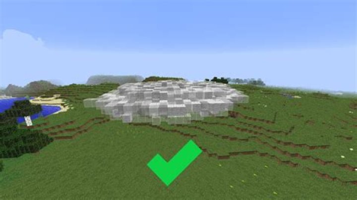 How to build a cloud in minecraft