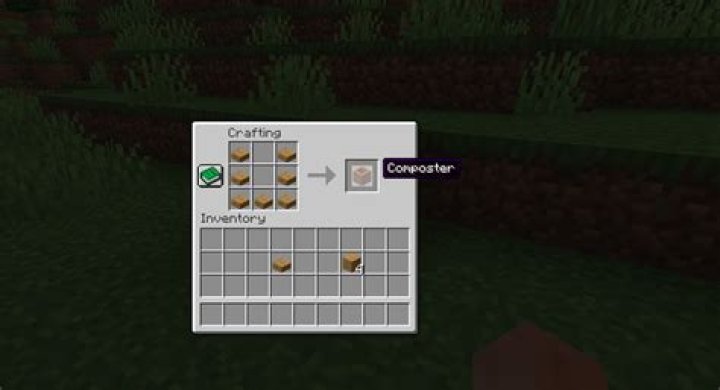 How to build a composter minecraft