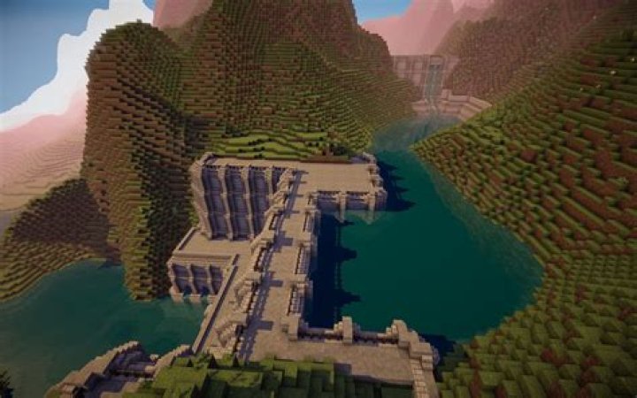 How to build a dam in minecraft