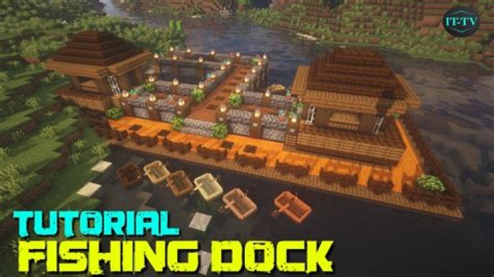 How to build a dock in minecraft