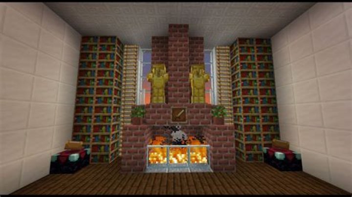 How to build a fireplace in minecraft