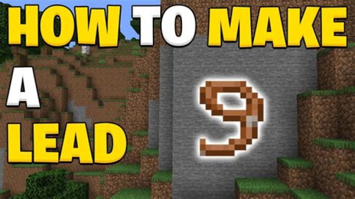 How to build a lead in minecraft