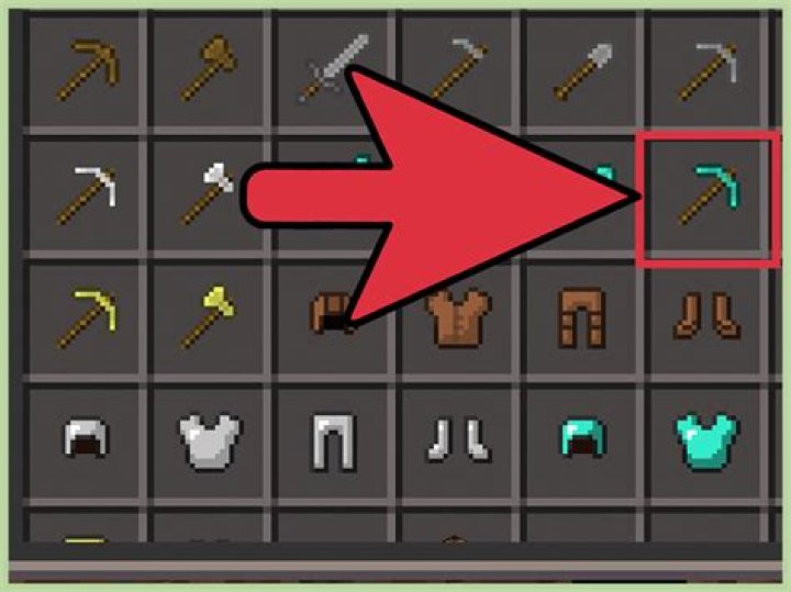 How to build a pickaxe in minecraft