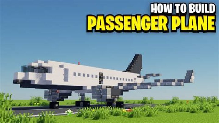 How to build a plane in minecraft