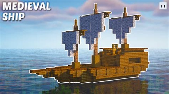 How to build a ship in minecraft