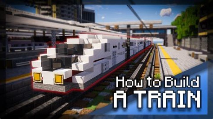 How to build a train in minecraft