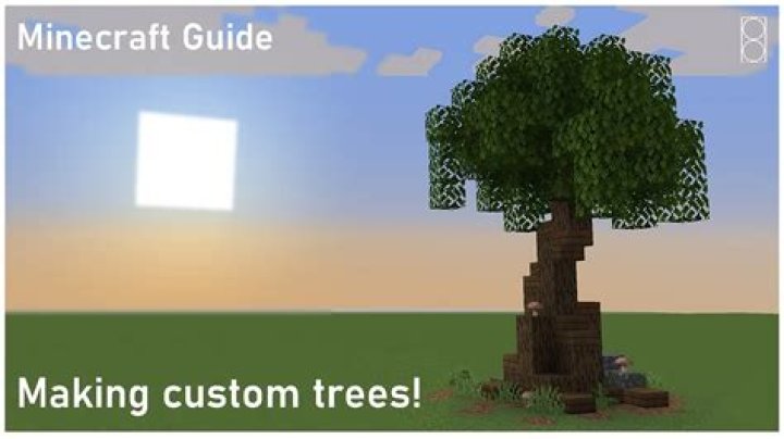 How to build a tree in minecraft