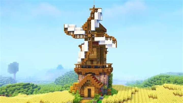 How to build a windmill in minecraft