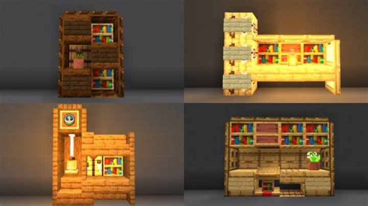 How to build furniture in minecraft