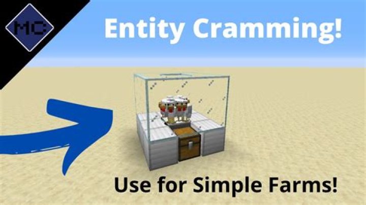 How to change entity cramming in minecraft