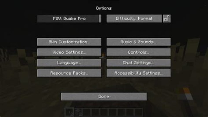 How to change fov in minecraft java
