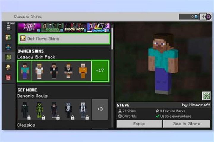 How to change minecraft skin 1.14