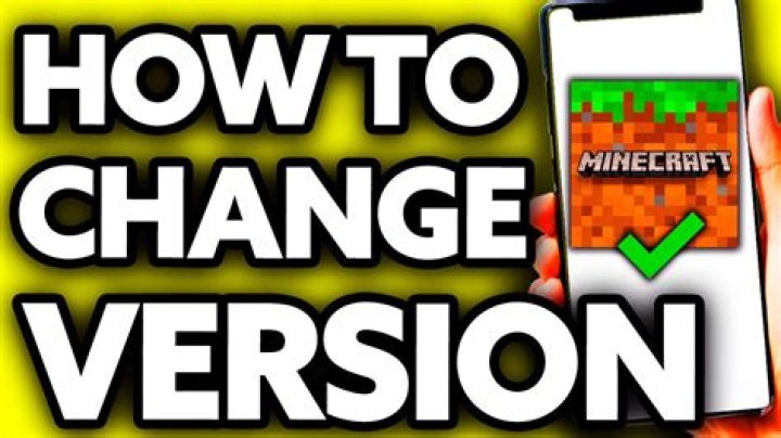 How to change minecraft version windows 10