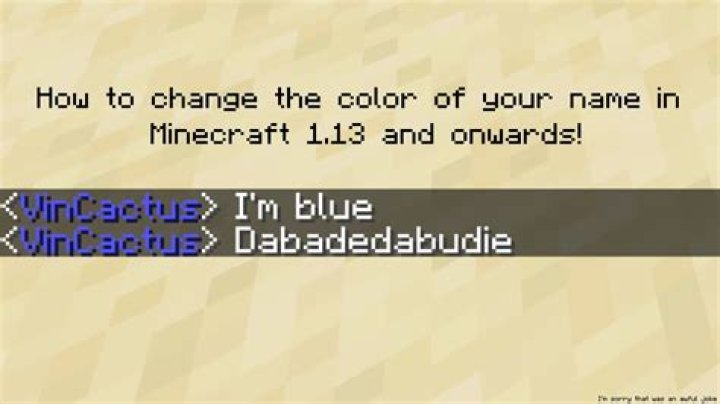 How to change name color in minecraft