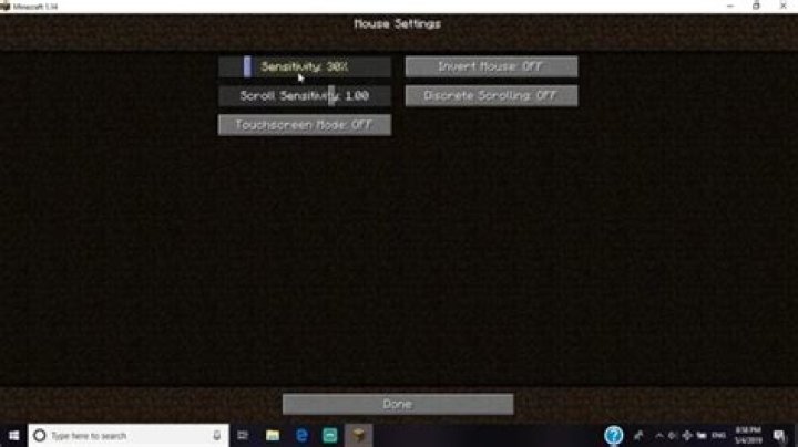 How to change sensitivity on minecraft java