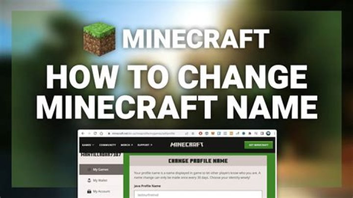 How to change your minecraft name pc