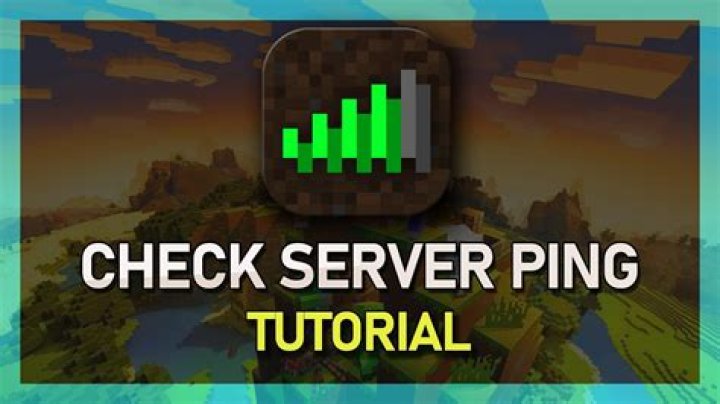 How to check your ping in minecraft